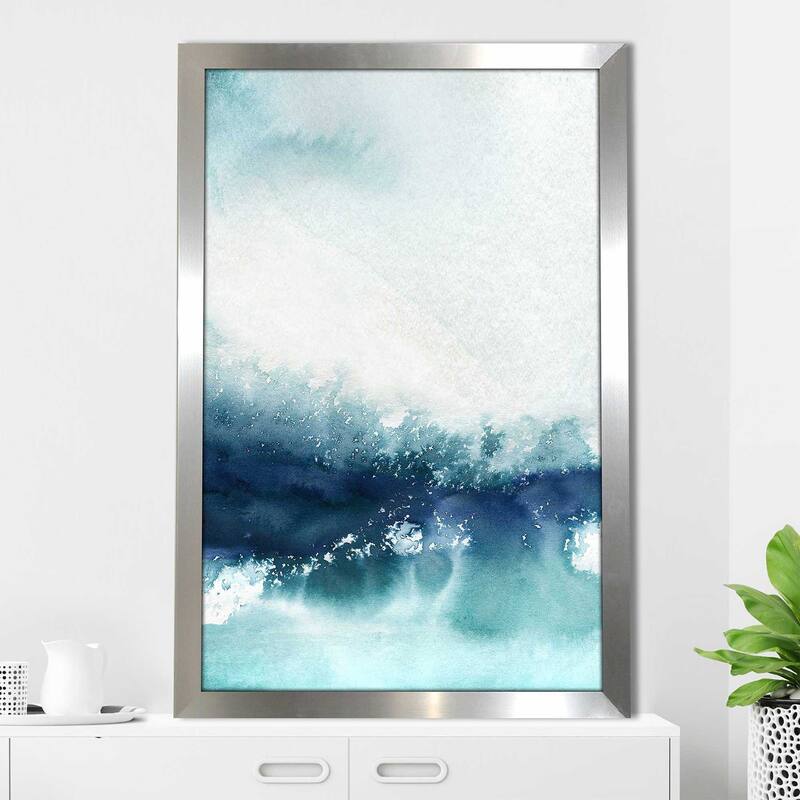 "Wispy Waves I (Vertical)" by Carol Robinson Print on Acrylic