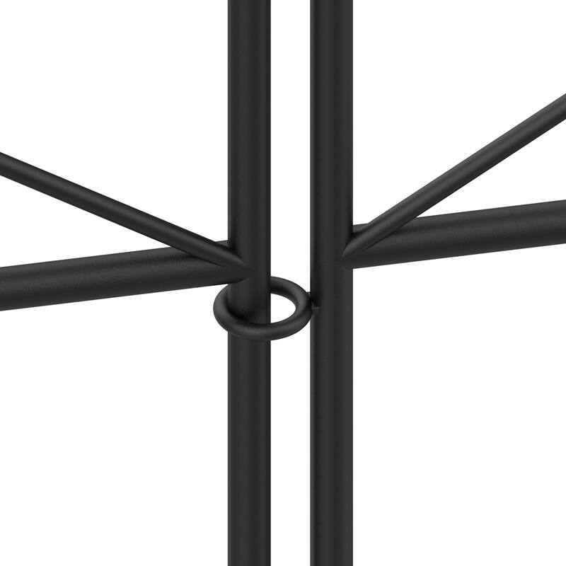 24.4'' H x 23.6'' W Steel Trellis Decorative Metal Fence Panel(5 PCS)