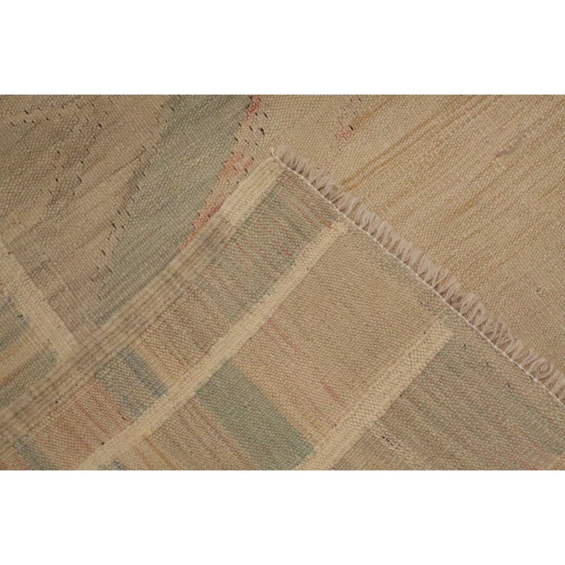 Hand Woven Oriental 100% Wool Carpet Southwestern Tribal Multi-Colored Kilim Area Rug - 8' 0'' X 5' 0''