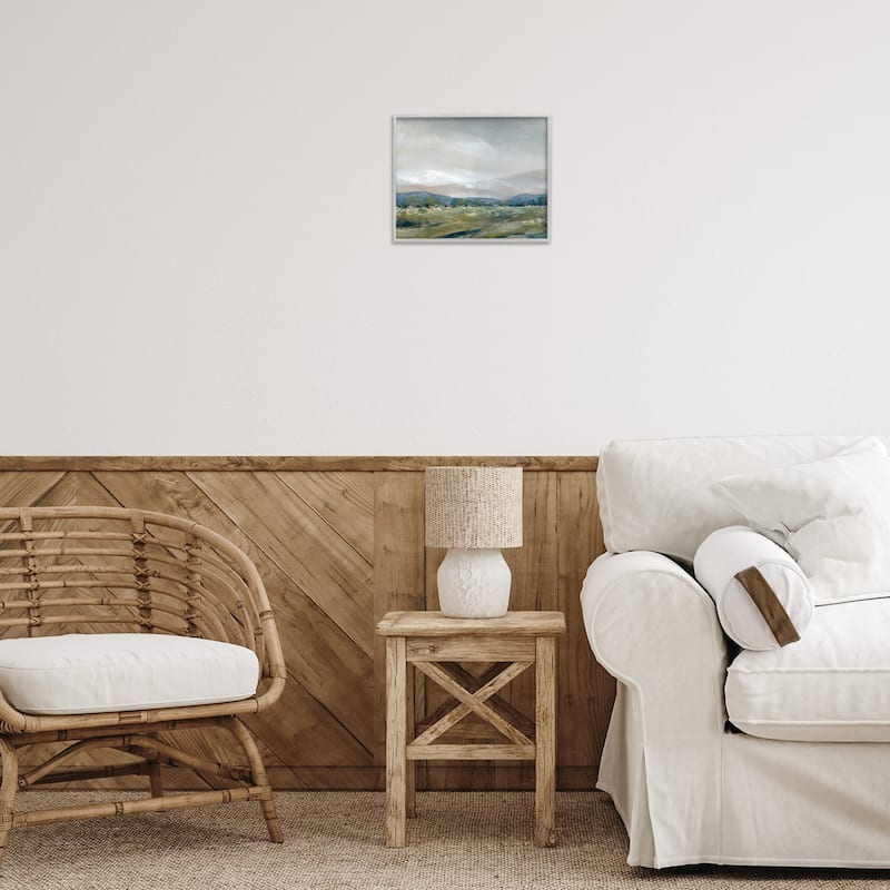 Stupell Foggy Morning Mountains Framed Giclee Art Design By Carol Robinson