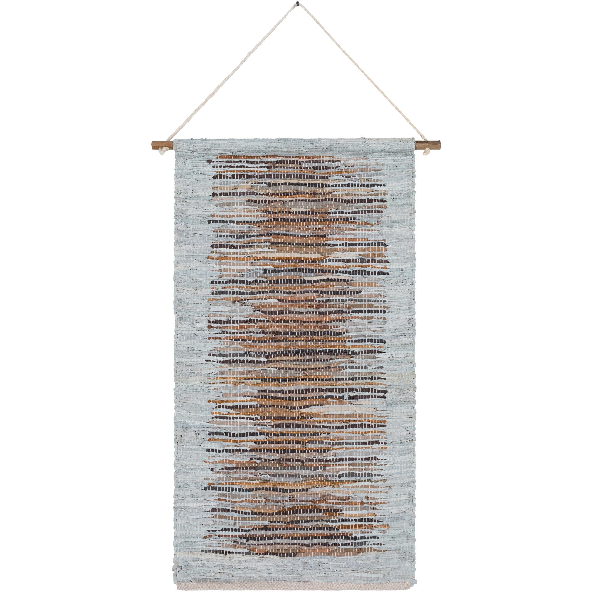 The Curated Nomad Woven Leather Tapestry 22