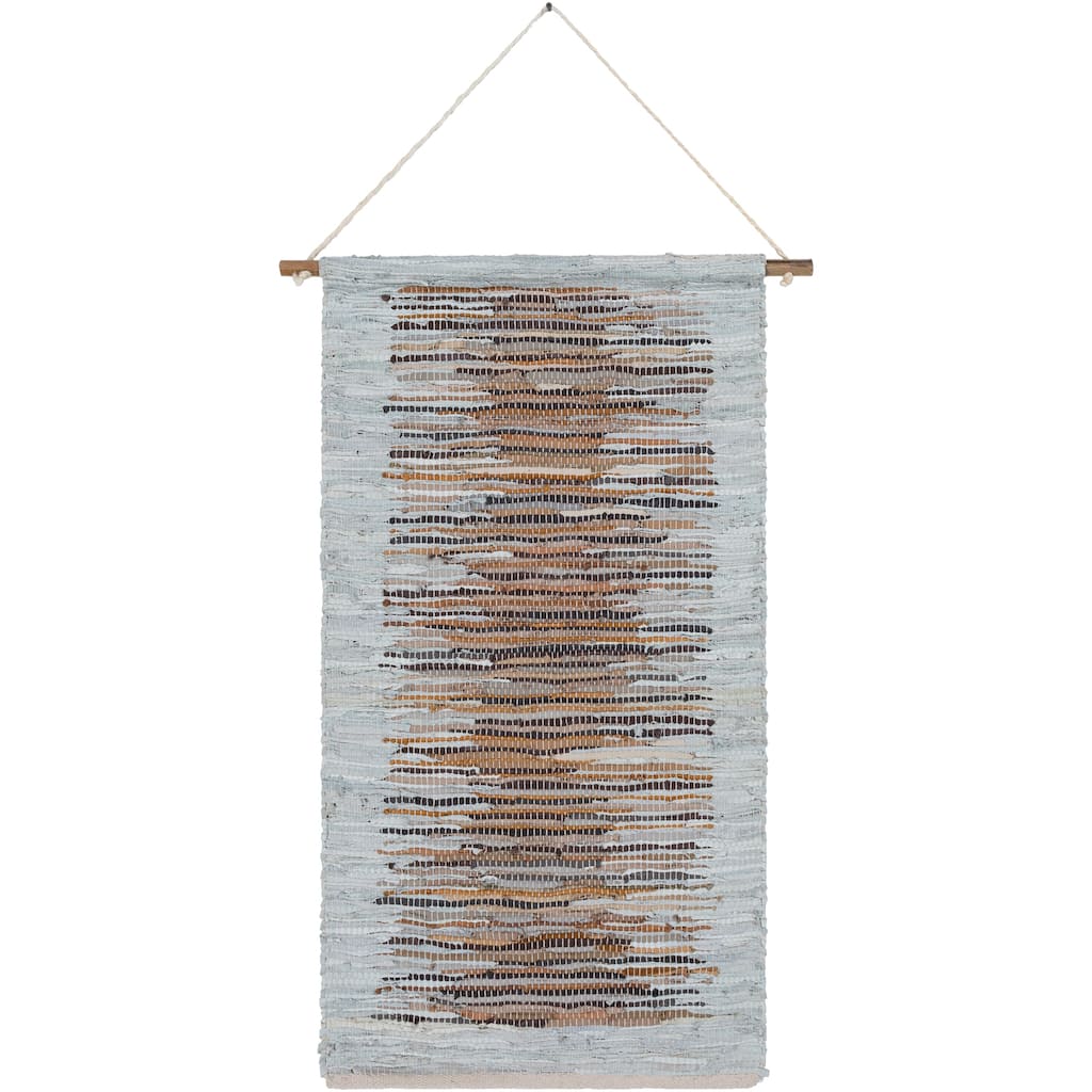 Livabliss Woven Leather Tapestry - 22" x 44" - 22" x 44"