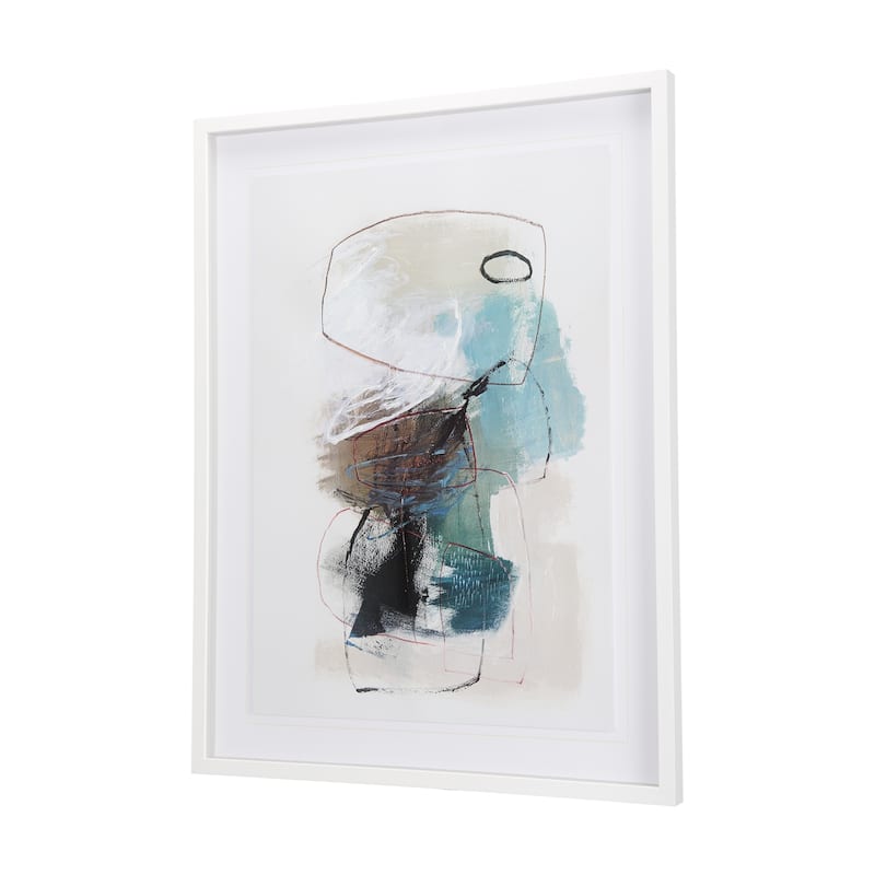 In The Middle I Framed Art Print