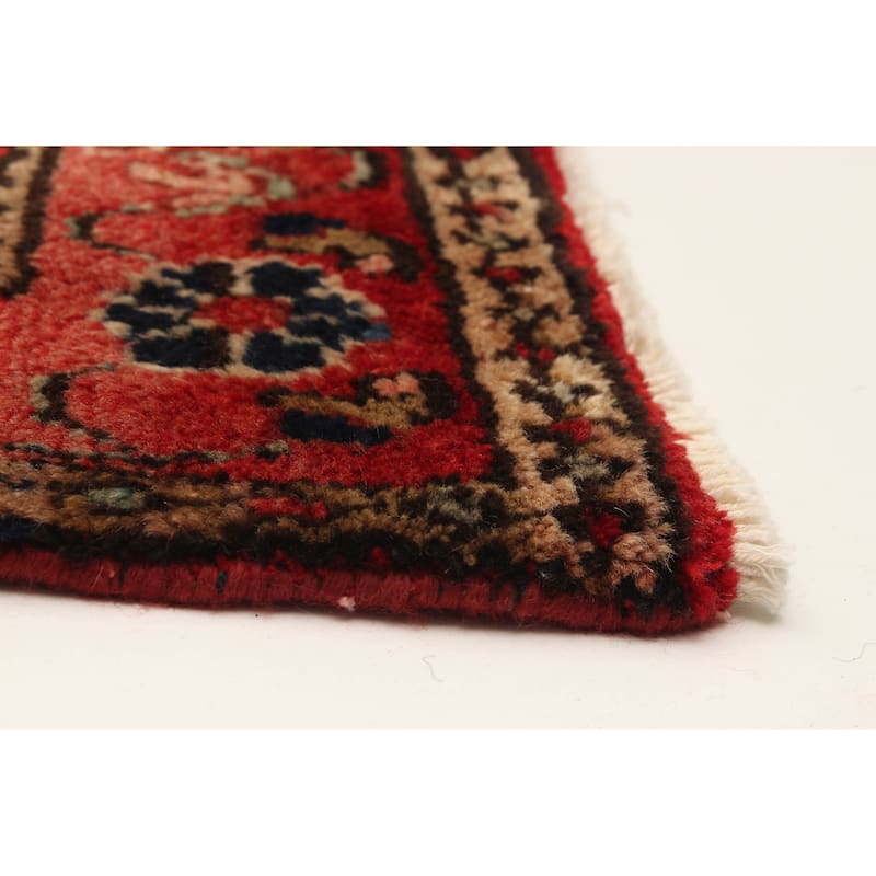ECARPETGALLERY Hand-knotted Andelz Navy Wool Rug - 4'6 x 6'9