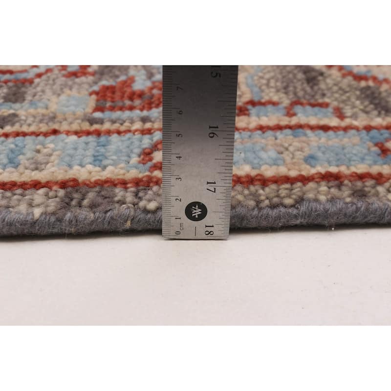ECARPETGALLERY Hand-knotted Jules Serapi Grey Wool Rug - 8'0 x 10'0