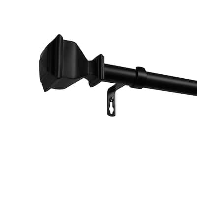 EXCLUSIVE HOME Napoleon 1" Curtain Rod and Finial Set