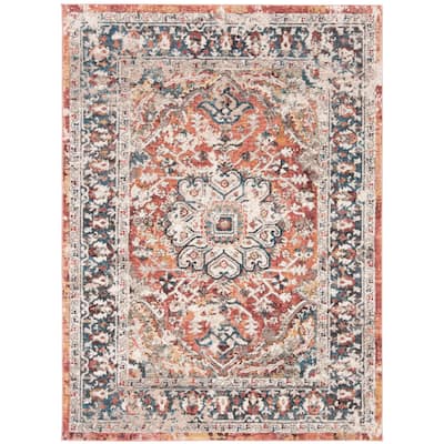 SAFAVIEH Berthilde Vintage Medallion Polyester Rug - 2'3" x 4'