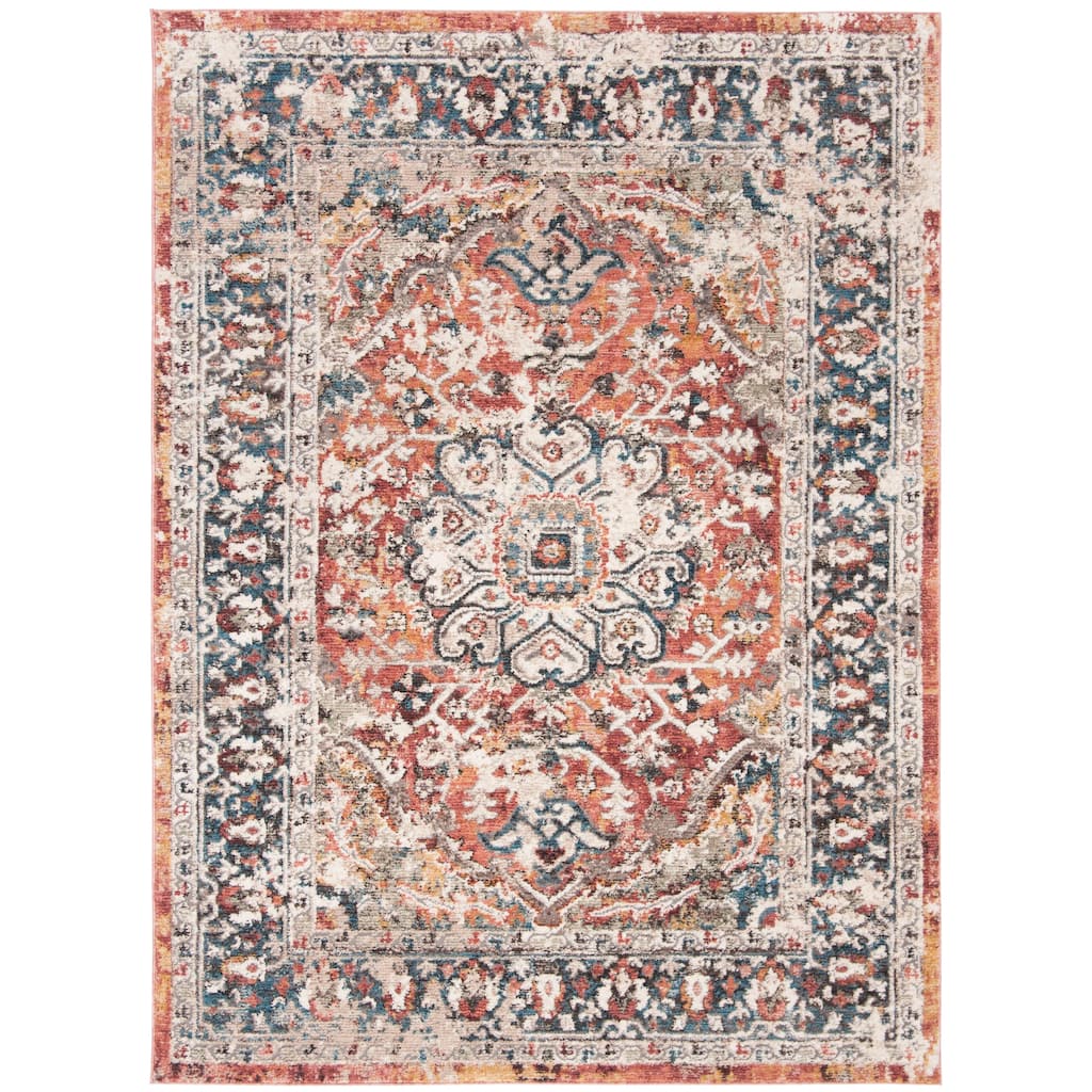 SAFAVIEH Berthilde Vintage Medallion Polyester Rug - 2'3" x 4'