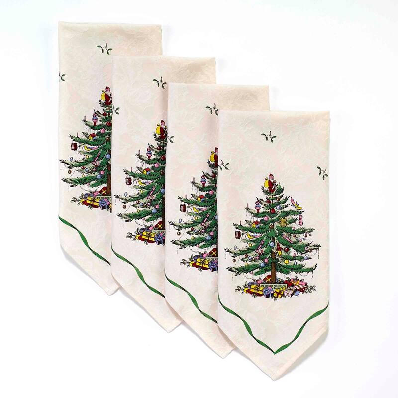 Spode® Christmas Tree Set of 4 Napkins