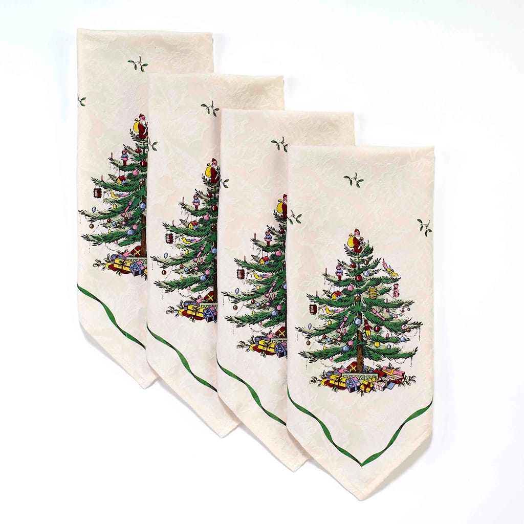 Spode® Christmas Tree Set of 4 Napkins