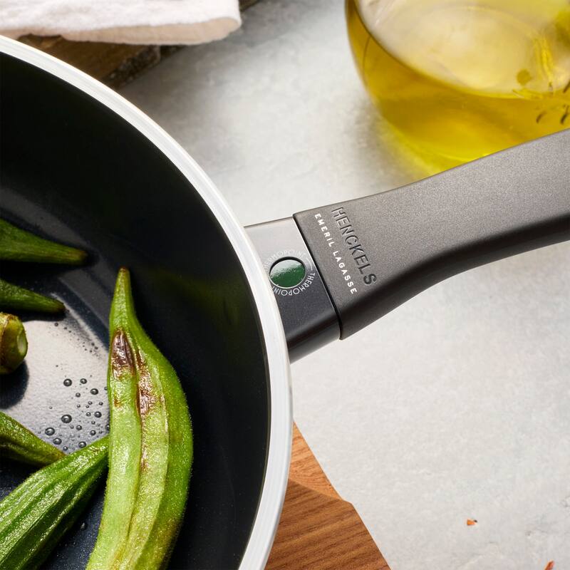 Henckels Nola 3.9-qt Aluminum Ceramic Nonstick Saute Pan with Lid - Black