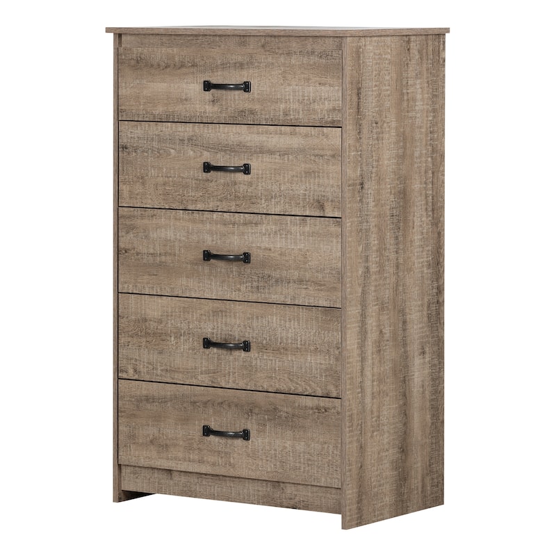 South Shore Tassio Modern Country 5-Drawer Chest