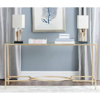 Safavieh Inga Gold Console - 63" x 16" x 32"