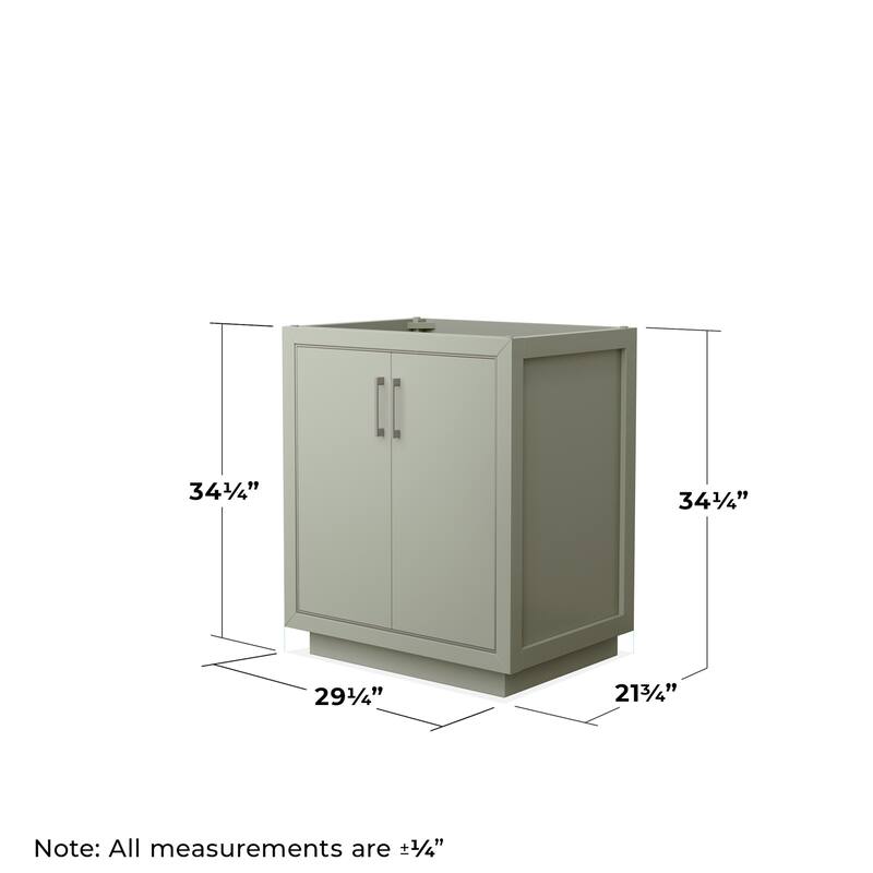 Wyndham Collection WCF1111-30S-CX-M24 Icon 30" Single Free Standing