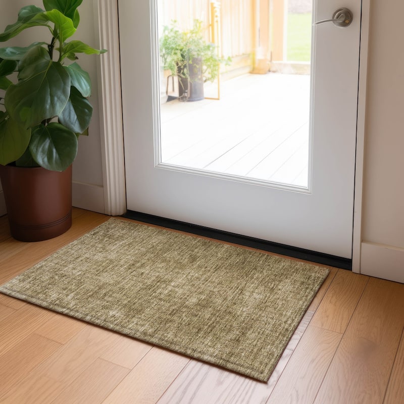Elfi Unique Abstract Weather Resistant Timeless Fusion Outdoor Rug - 2' x 3'