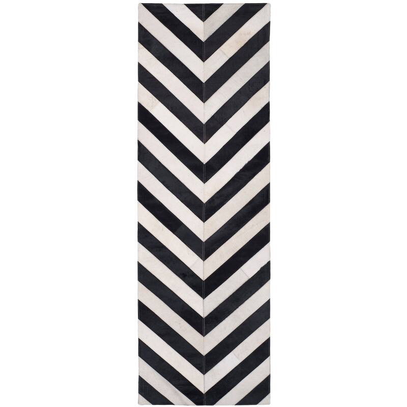 SAFAVIEH Handmade Studio Leather Khalilah Modern Leather Rug