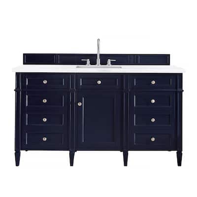 James Martin Vanities Brittany 60" Single Vanity, Victory Blue