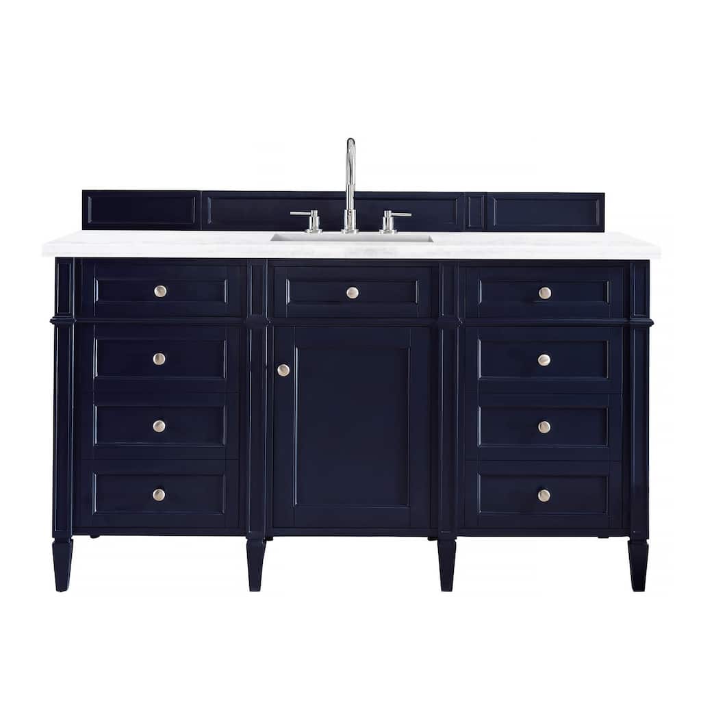 James Martin Vanities Brittany 60" Single Vanity, Victory Blue