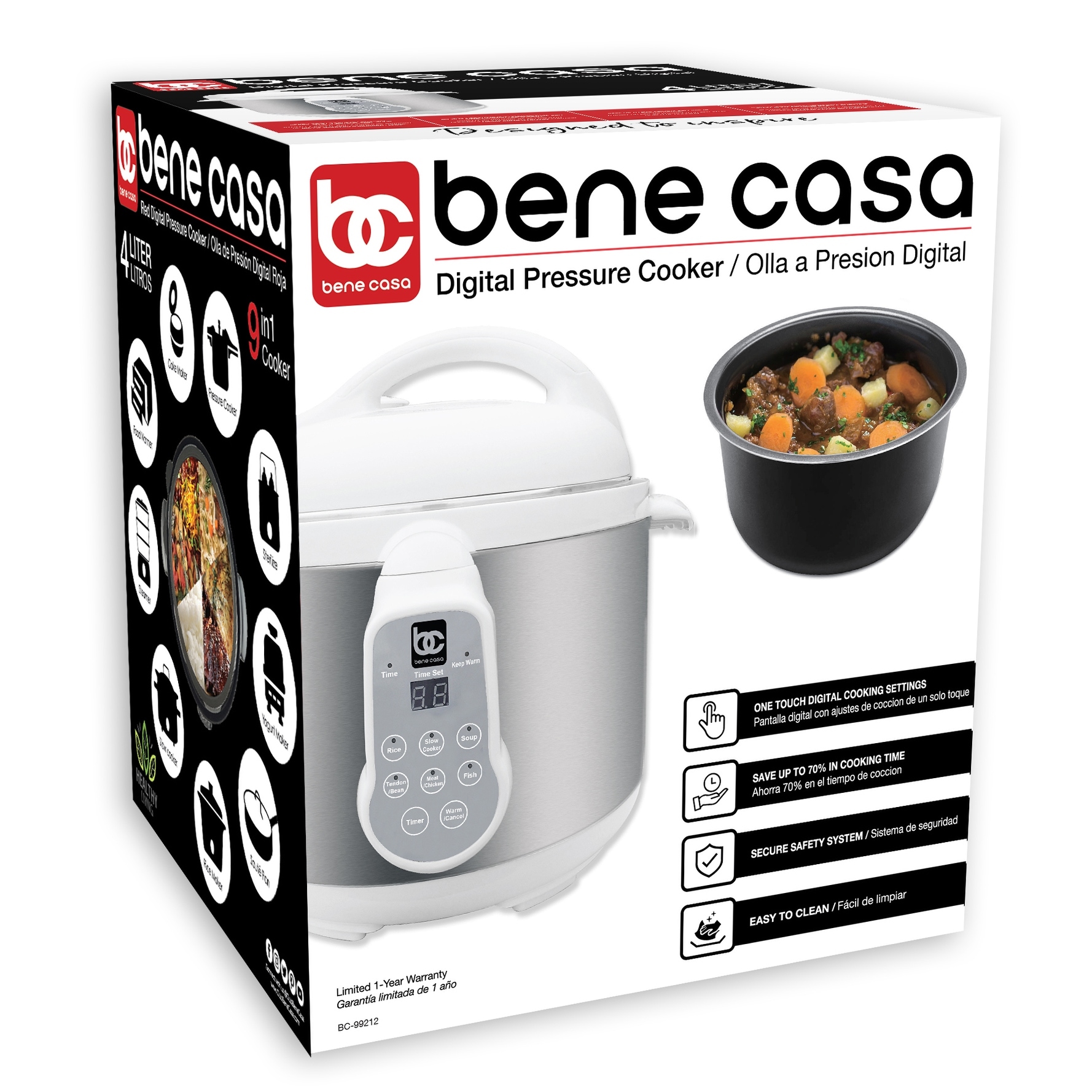 bene casa electric pressure cooker navarro