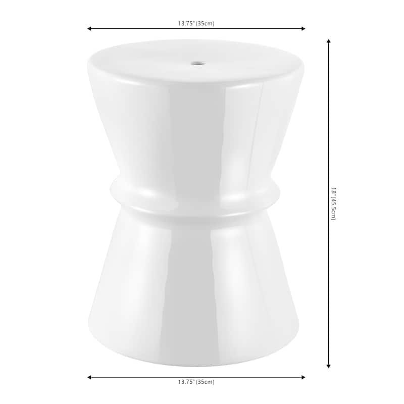 SAFAVIEH Gina Ceramic Decorative Garden Stool (Fully Assembled)