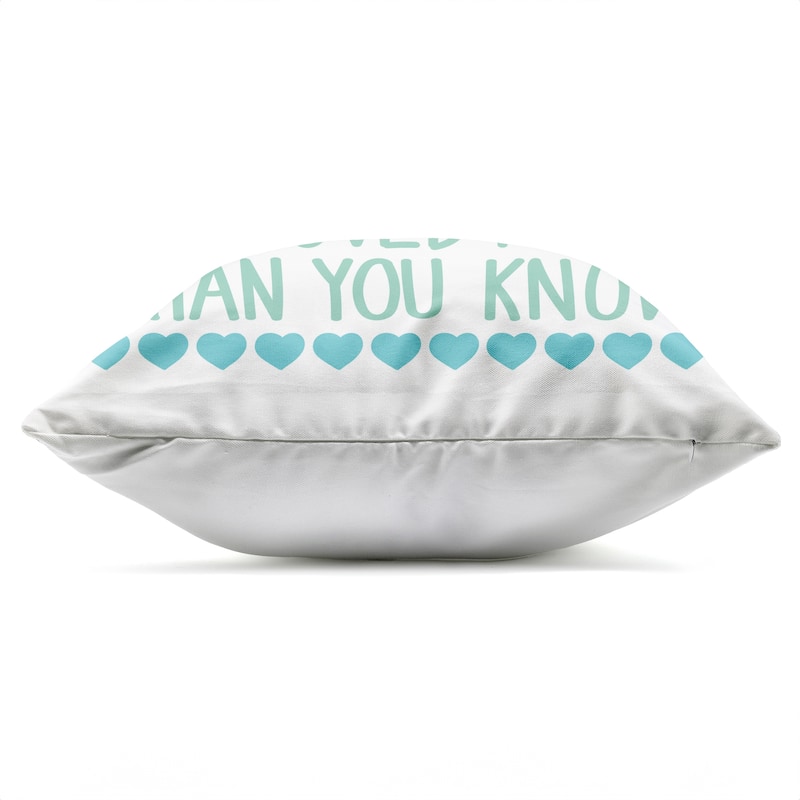 Stupell Rainbow Confidence Phrases Printed Outdoor Throw Pillow Design by Sweet Melody Designs
