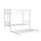 preview thumbnail 14 of 18, Sturdy Metal Twin Bunk Bed, Noise Reduced with Safety Guardrail