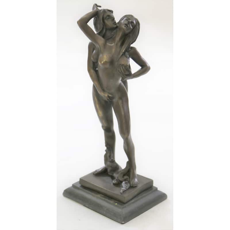 Original Mavchi Sweet Nothing Lovers Art Bronze Statue Sculpture