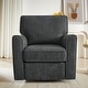preview thumbnail 11 of 20, 360-Degree Swivel Accent Chair w/Storage Pockets，Chenille Upholstery Barrel Accent Chair