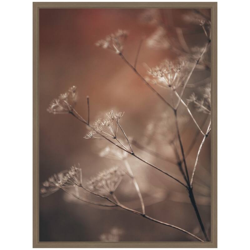Kate and Laurel Sylvie Autumn Foliage Framed Canvas by Alicia Abla