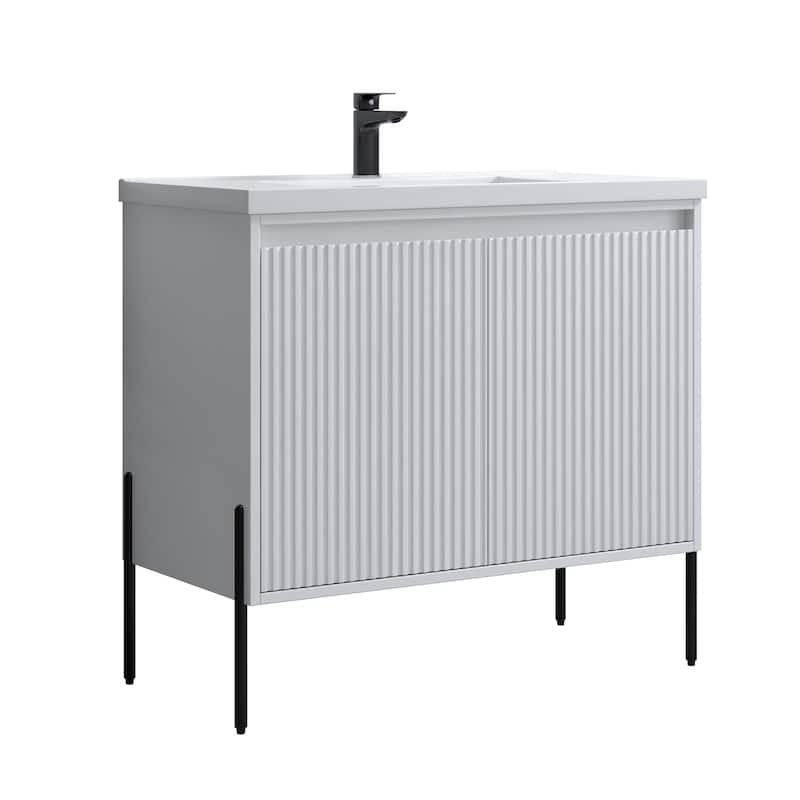 Ripple 36" Single Bathroom Vanity Kit (Assembly Required)