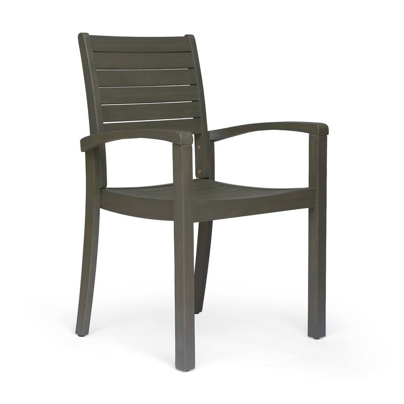 Outdoor Dining Chairs with Stackable Design