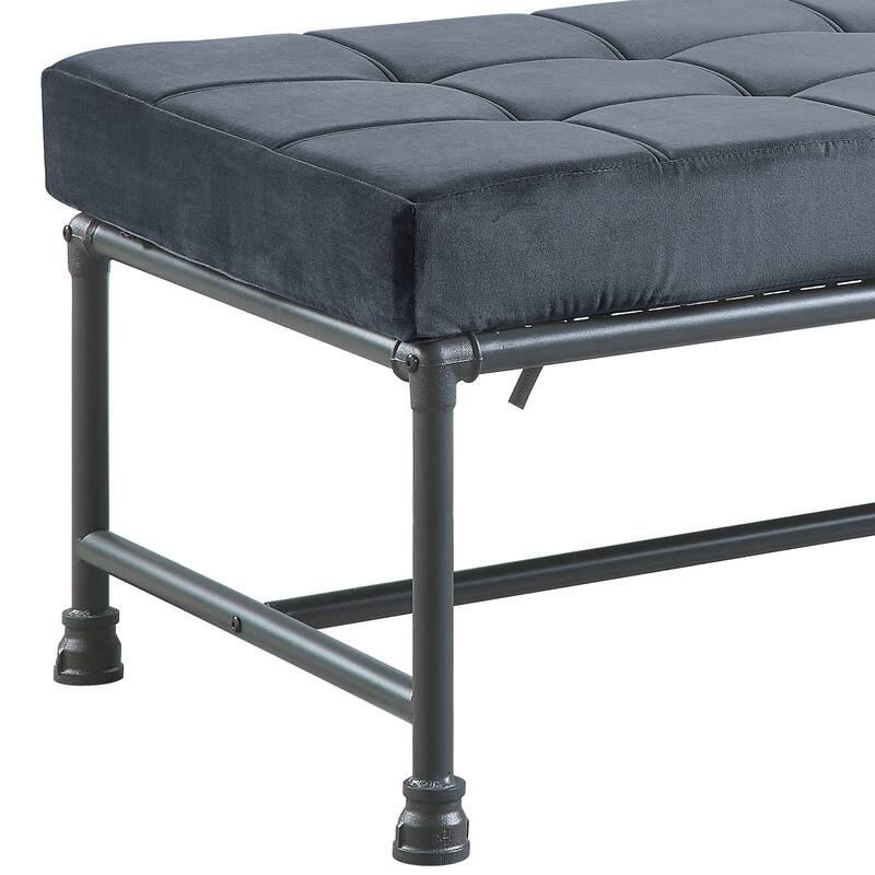 Modern Bench with Tufted Cushionon,Space-Saving Solution for Apartments