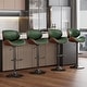 preview thumbnail 28 of 78, Bar Stools Adjustable Height Swivel Faux Leather Armless Barstools
