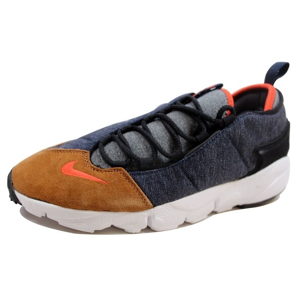 Nike Men's Air Footscape NM Obsidian/Team Orange Camper 852629-401 Size 10
