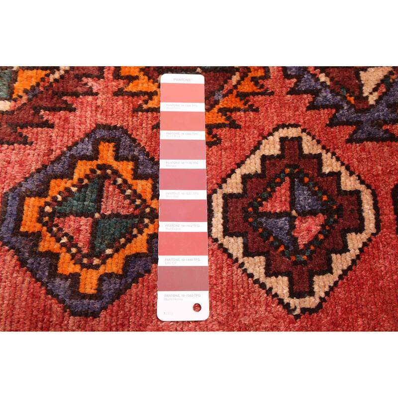 ECARPETGALLERY Hand-knotted Andelz Copper Wool Rug - 3'10 x 10'0