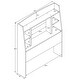 preview thumbnail 8 of 8, Bella Twin Headboard, Black