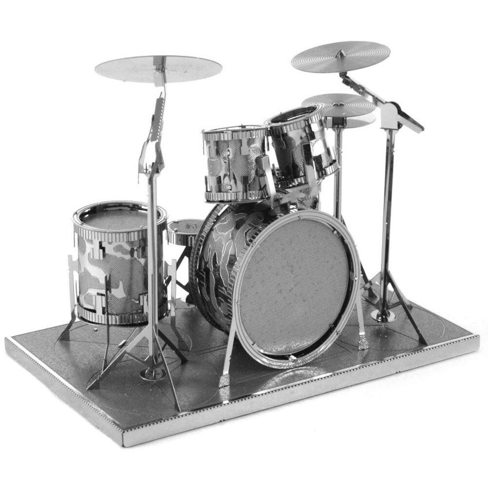 Shop Drum Set Metal Earth 3d Model Metalearth Puzzles By Fascinations Overstock 18144460
