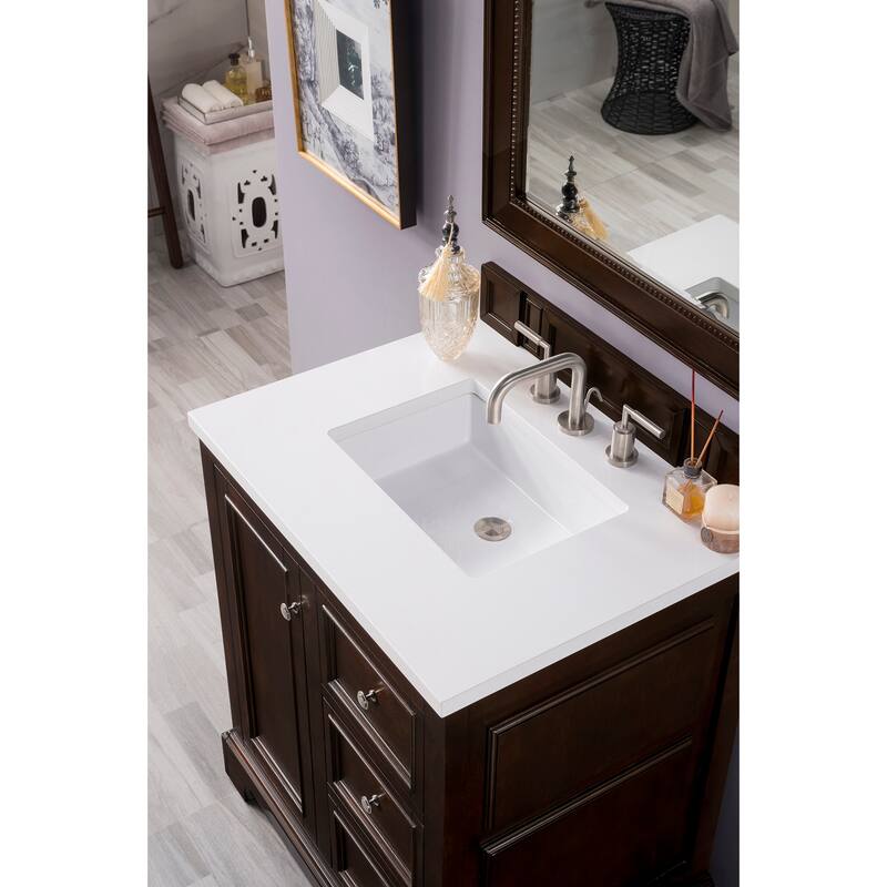 James Martin Vanities 825-V30-3WZ De Soto 30" Free Standing Single