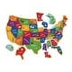 preview thumbnail 1 of 2, Learning Resources Magnetic U.S. Map Puzzle Multi - Kids