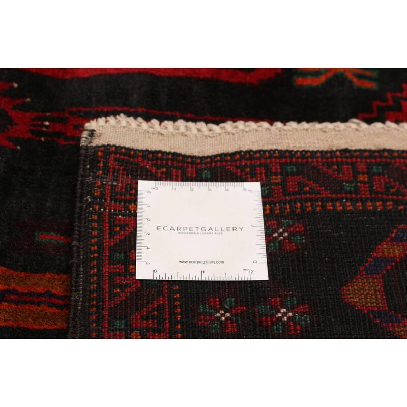 Teimani Black Rug 4'1" x 6'11" - 4'1 x 6'11
