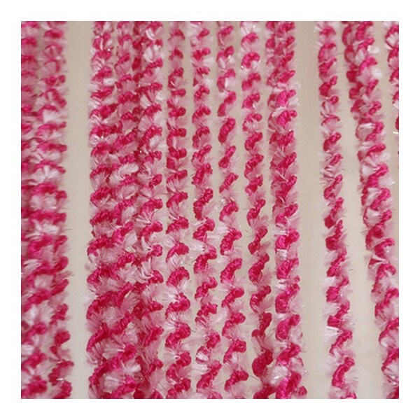 Screw Thread String Door Curtain Home Decoration 3*3m - Apple Red