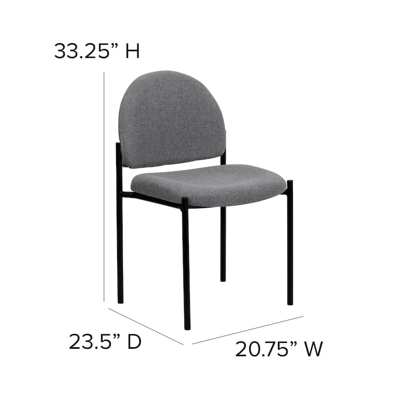 Comfort Stackable Steel Side Reception Chair