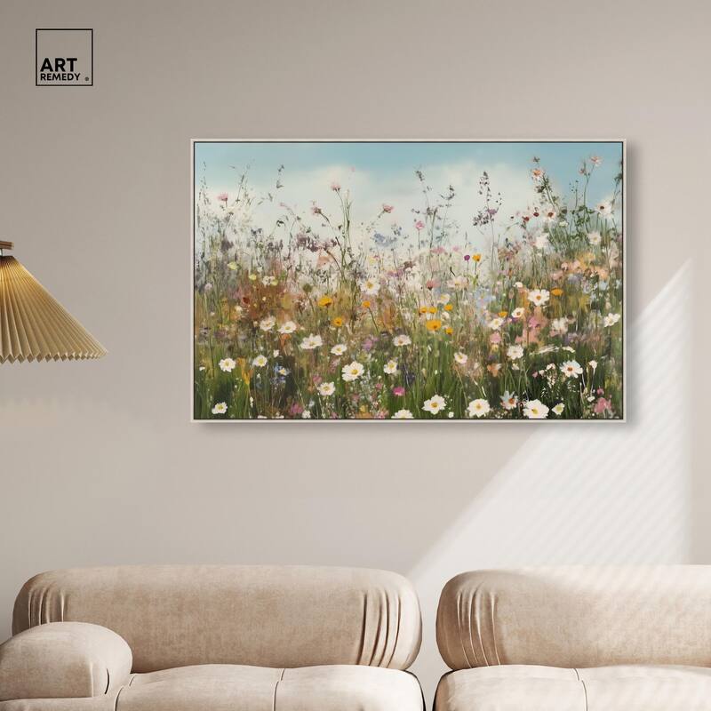 Glimmering Glade Garden III Canvas by Art Remedy