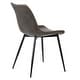 preview thumbnail 3 of 3, Remington PU Leather Upholstered Dining Chair, Dark Grey
