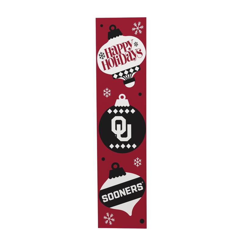 47" Double Sided Seasonal Porch Leaner, University of Oklahoma - 47" x 11.25"
