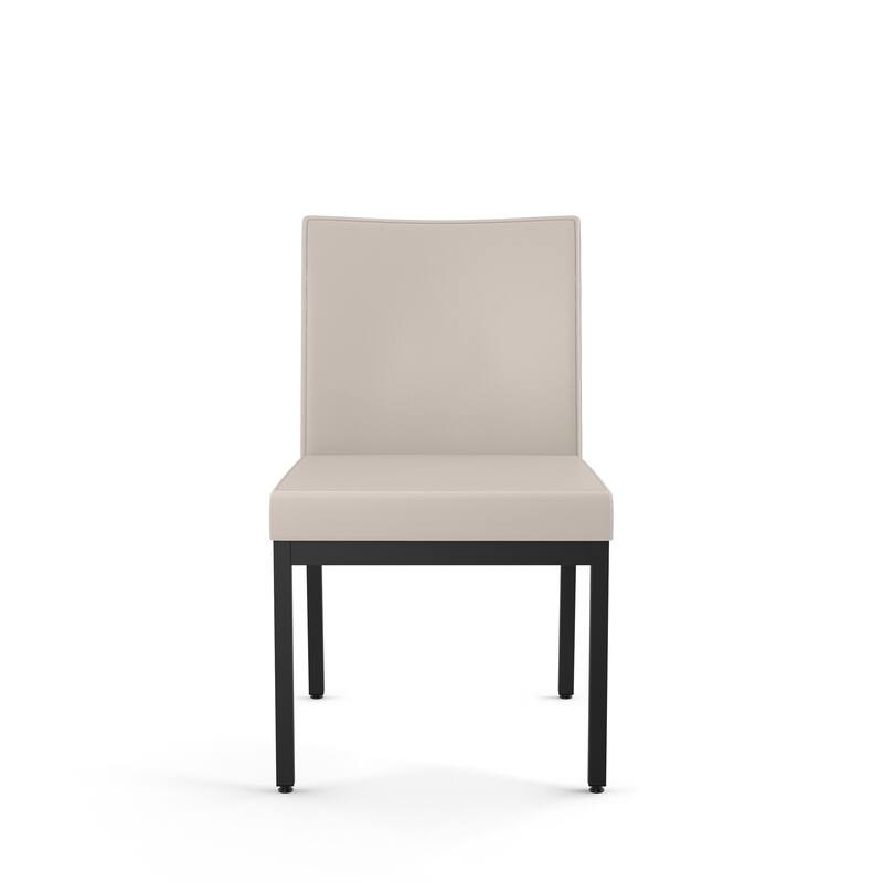 Amisco Perry Set of 2 Upholstered Dining Chairs with Metal Legs