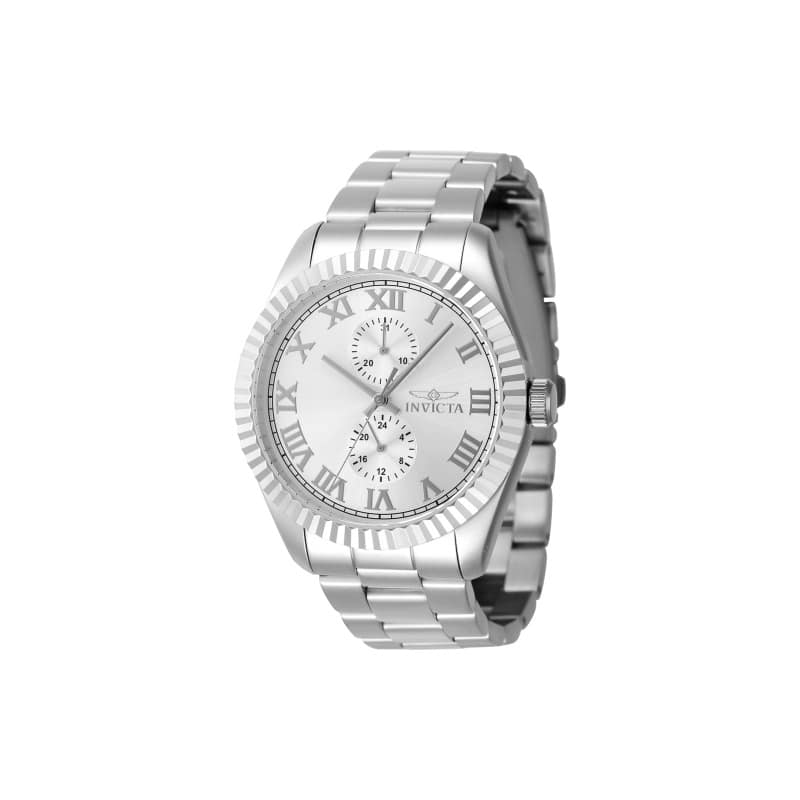Invicta Men's 47421 Specialty Quartz Multifunction Silver Dial Watch