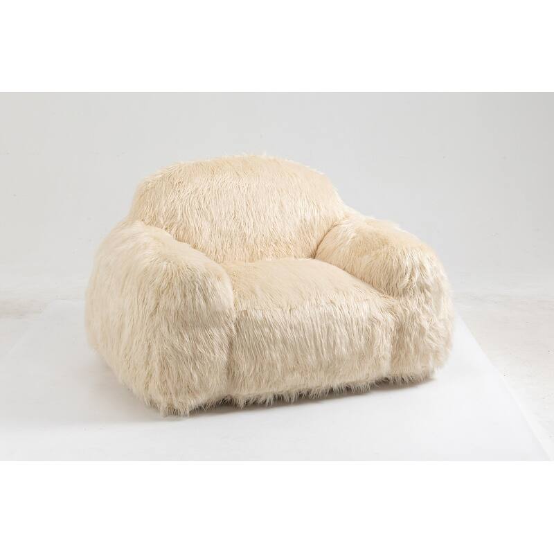Bean Bag Chair Lazy Sofa Bean Bag Chair Adult, Teen High Density Foam Padded Modern Accent Chair Comfortable Living Room