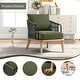 preview thumbnail 6 of 12, Living Room Casual Wooden Hand Braided Rope Armchair Rattan Chair for Living Room Apartment