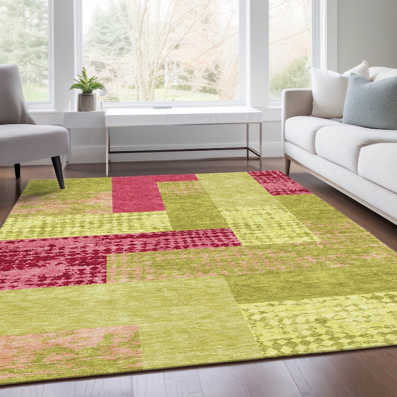Premium Washable Super Soft Casual Geo Mayfield Rug